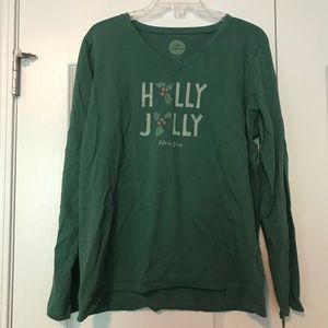 Life is Good Christmas Long Sleeve Tee